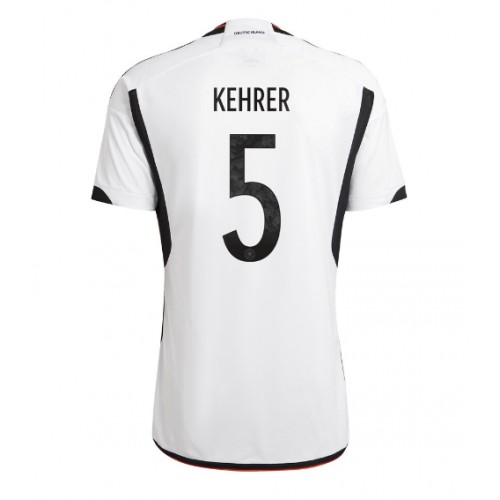 Maillot de foot Allemagne Thilo Kehrer #5 Domicile Monde 2022 Manches Courte
